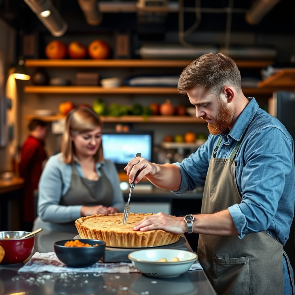 Preparing the Tart Crust - recipe for apple tart