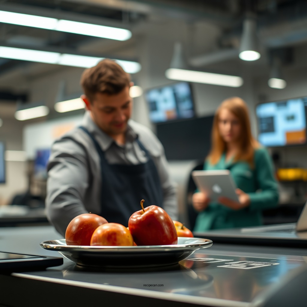 Preparing the Apples - recipe for apples wrapped in crescent rolls