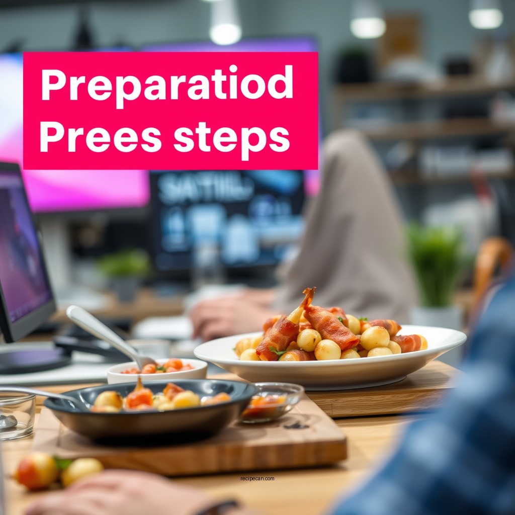 Preparation Steps - recipe for bacon wrapped water chestnuts