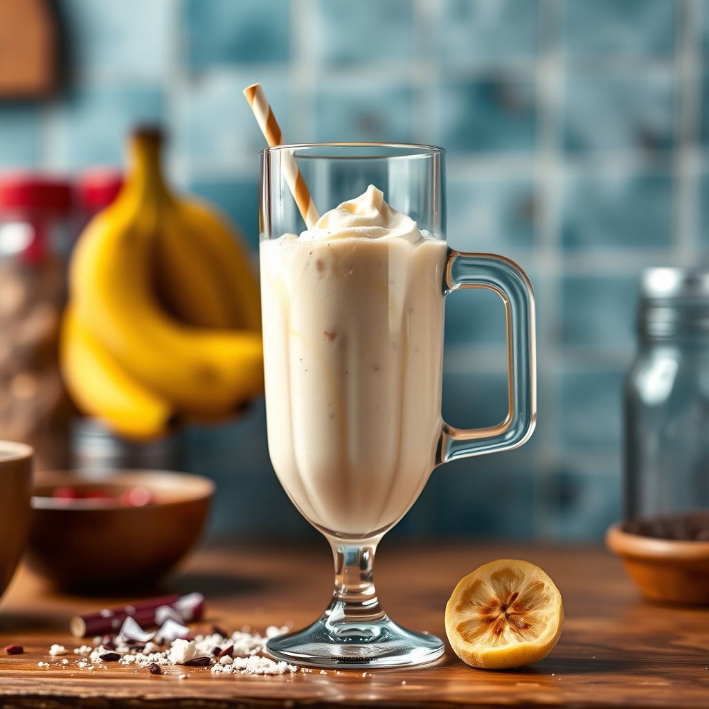 Blending Techniques - recipe for banana milkshake without ice cream
