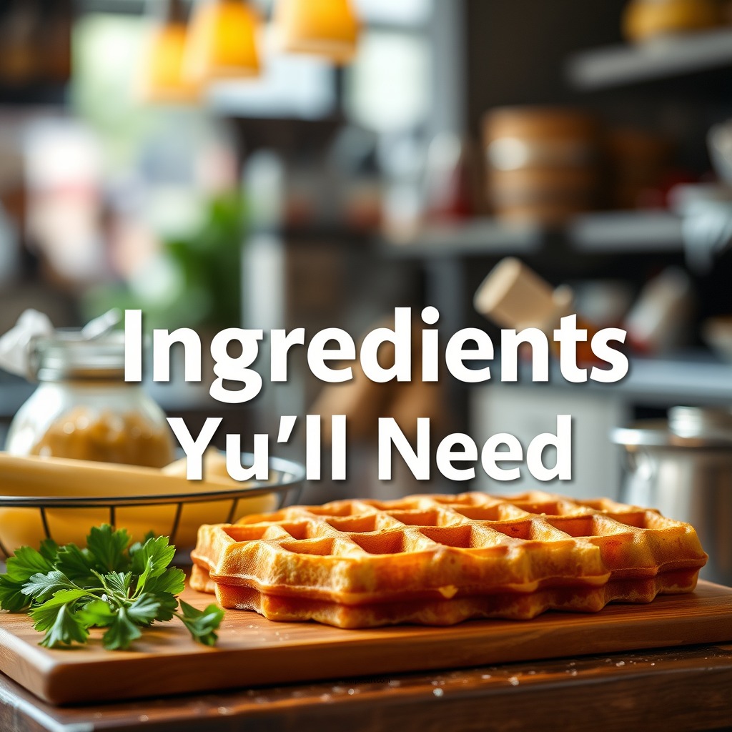 Ingredients You'll Need - recipe for bisquick waffles
