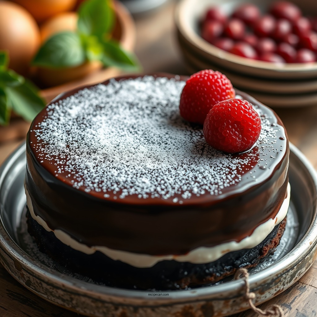 Ingredients You’ll Need - recipe for black tie mousse cake