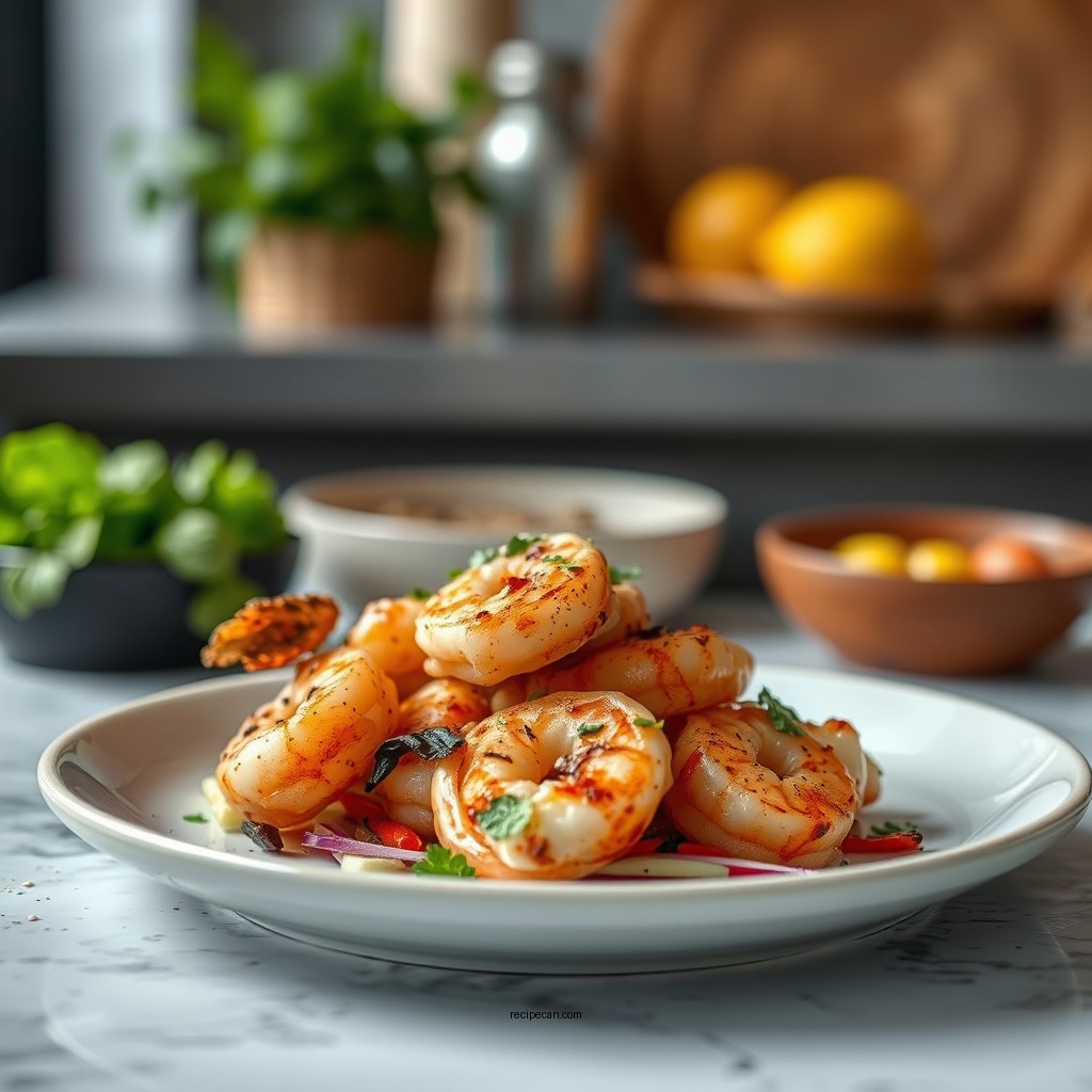 Ingredients You'll Need - recipe for blackened shrimp salad