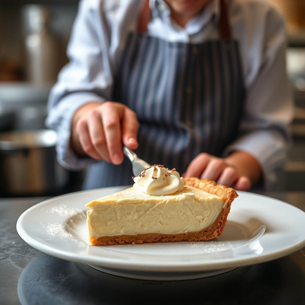 Step-by-Step Preparation - recipe for boston cream pie