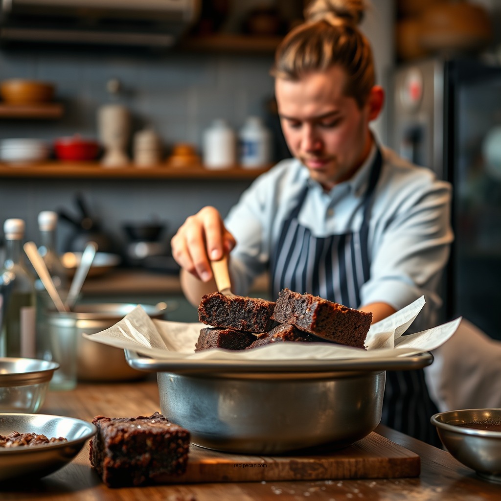 Step-by-Step Instructions - recipe for brownies made from scratch