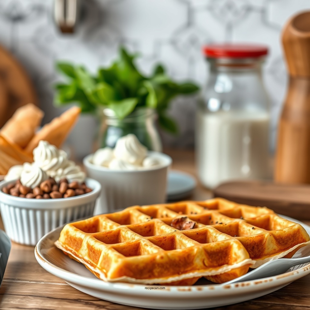 Ingredients You’ll Need - recipe for buttermilk waffles