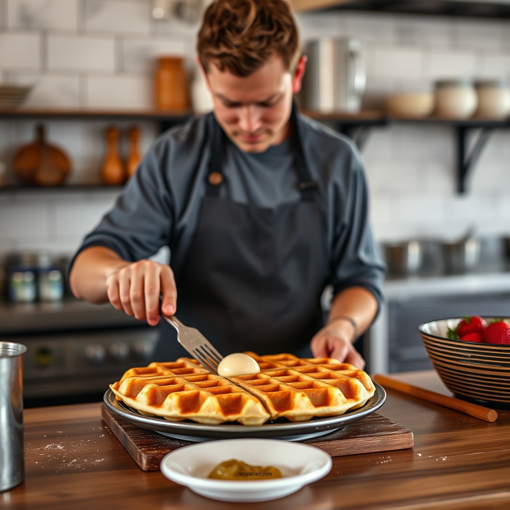 Step-by-Step Instructions - recipe for buttermilk waffles