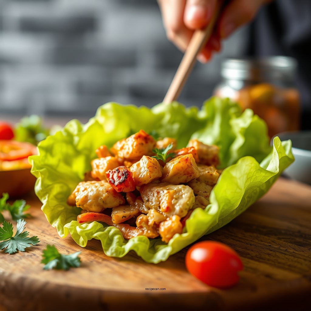 Ingredients You'll Need - recipe for chicken lettuce wrap