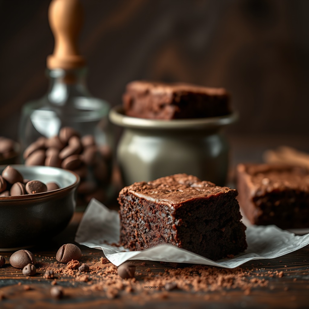 Essential Ingredients - recipe for chocolate brownies with cocoa