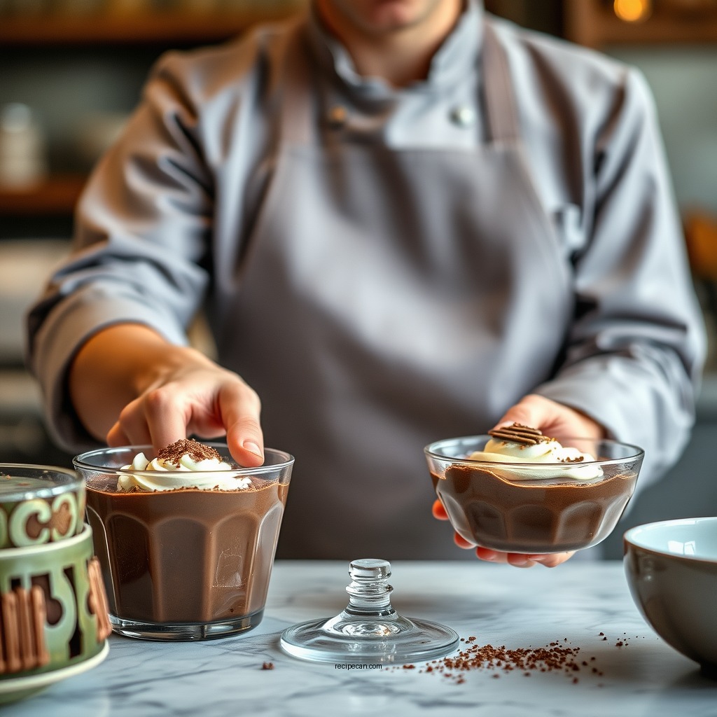 Preparation Steps - recipe for chocolate mousse