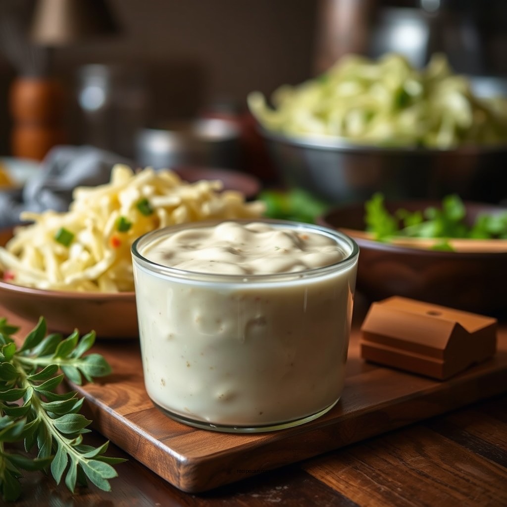 Ingredients for No-Mayo Coleslaw Dressing - recipe for coleslaw dressing no mayo