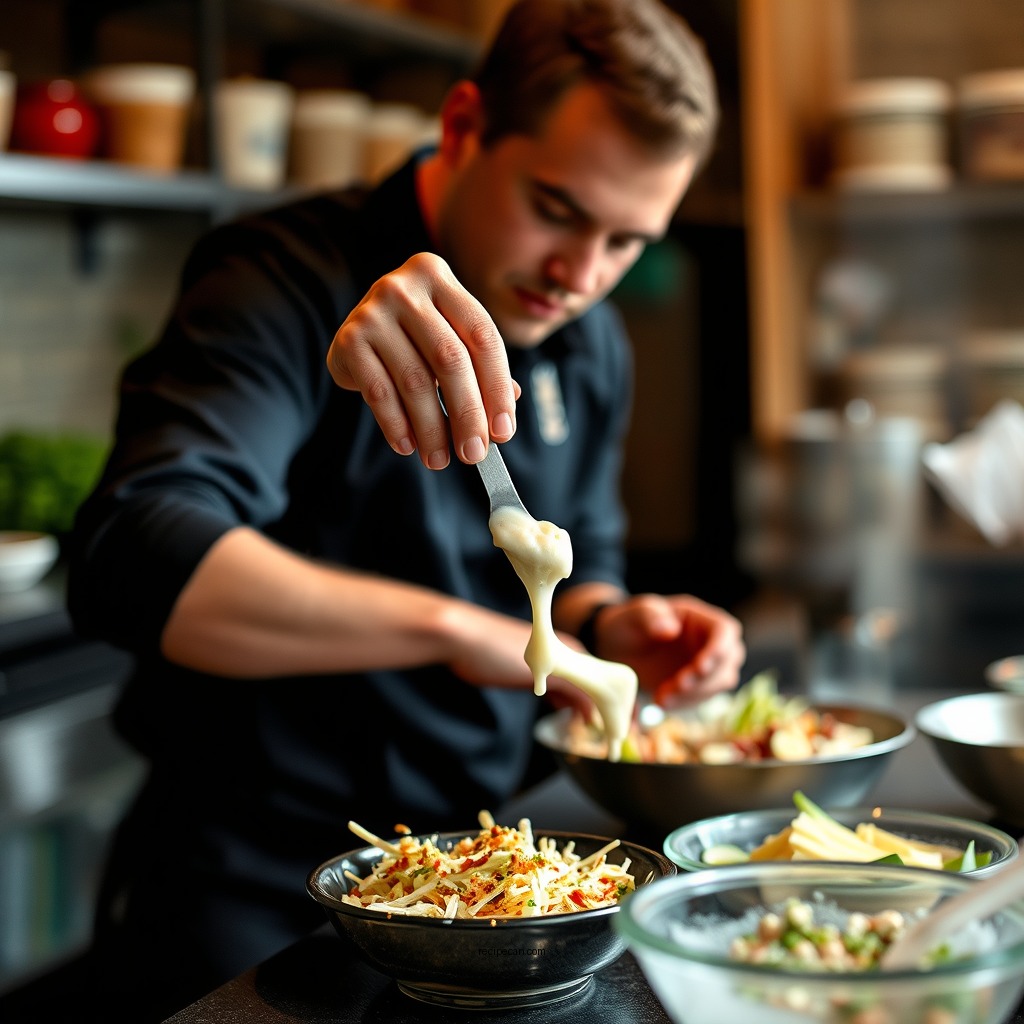 Step-by-Step Preparation - recipe for coleslaw dressing no mayo