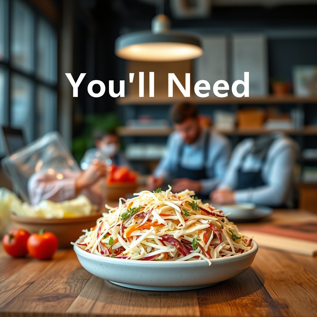 Ingredients You'll Need - recipe for coleslaw without mayonnaise