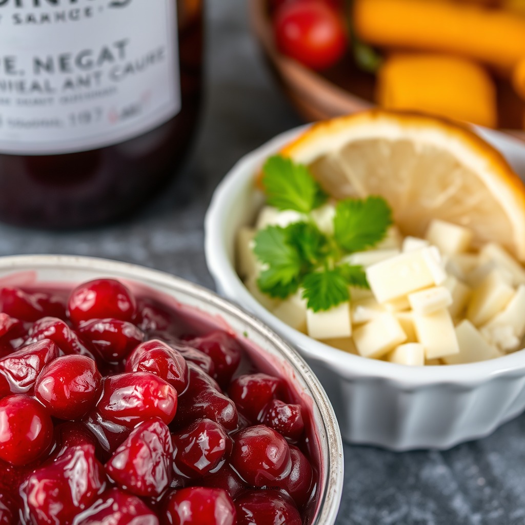 Ingredients You'll Need - recipe for cranberry sauce