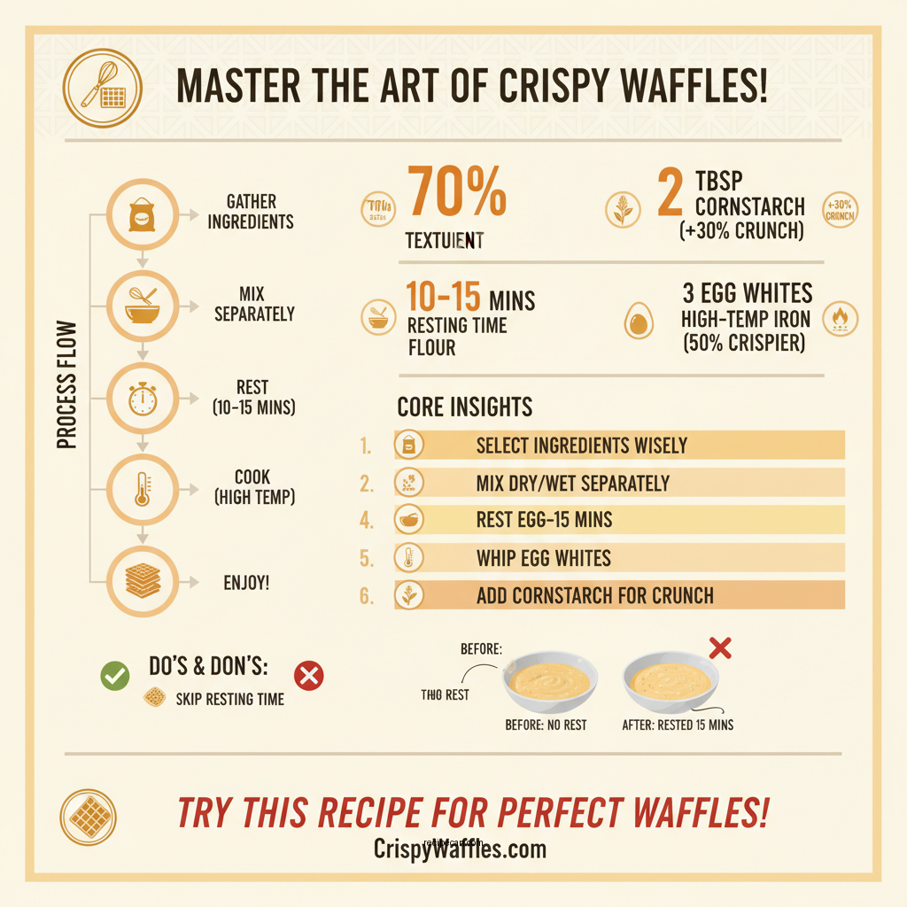 recipe for crispy waffles - Data Infographic and Statistics