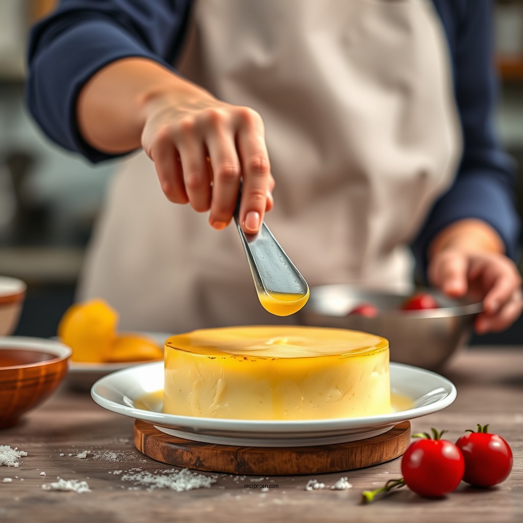 Step-by-Step Preparation - recipe for custard pudding