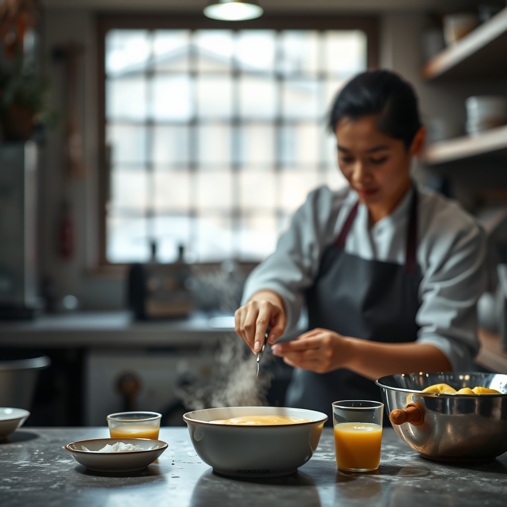 Step-by-Step Preparation - recipe for custard with custard powder