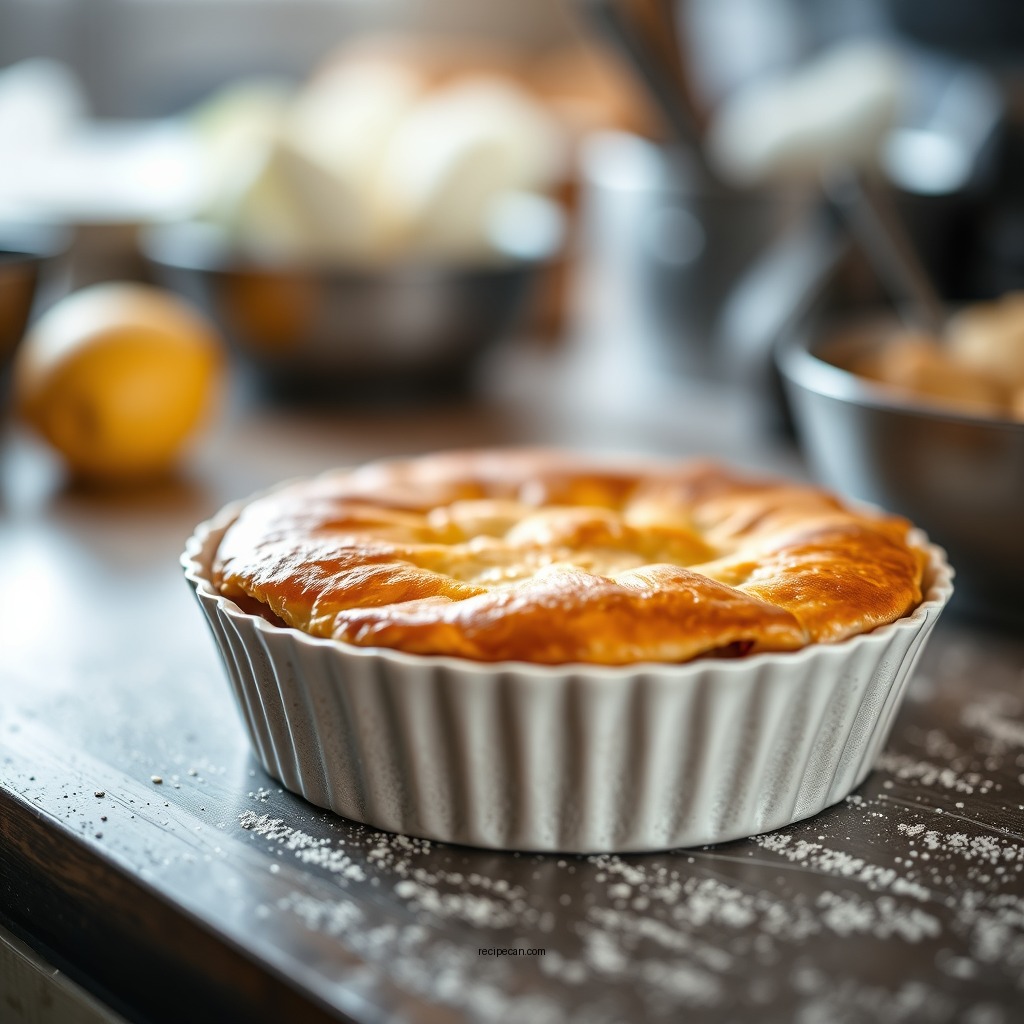 Baking Instructions - recipe for egg and sausage pie in ww2