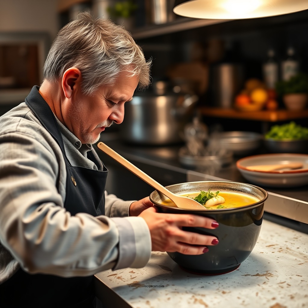 Preparation Steps - recipe for fava bean soup