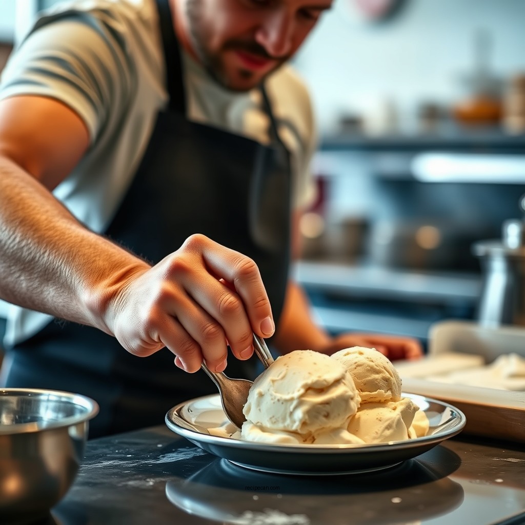 Step-by-Step Preparation - recipe for goat milk ice cream