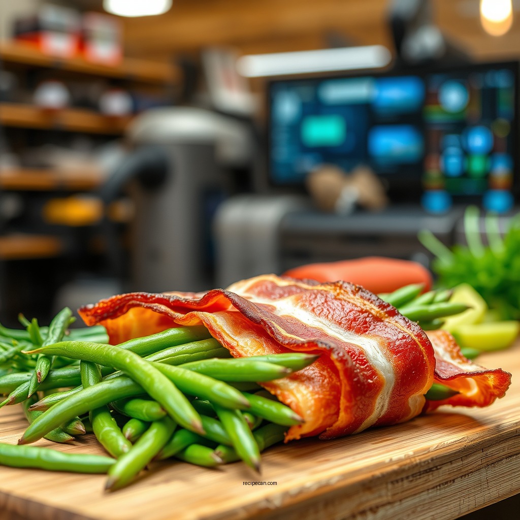 Ingredients You'll Need - recipe for green beans wrapped in bacon