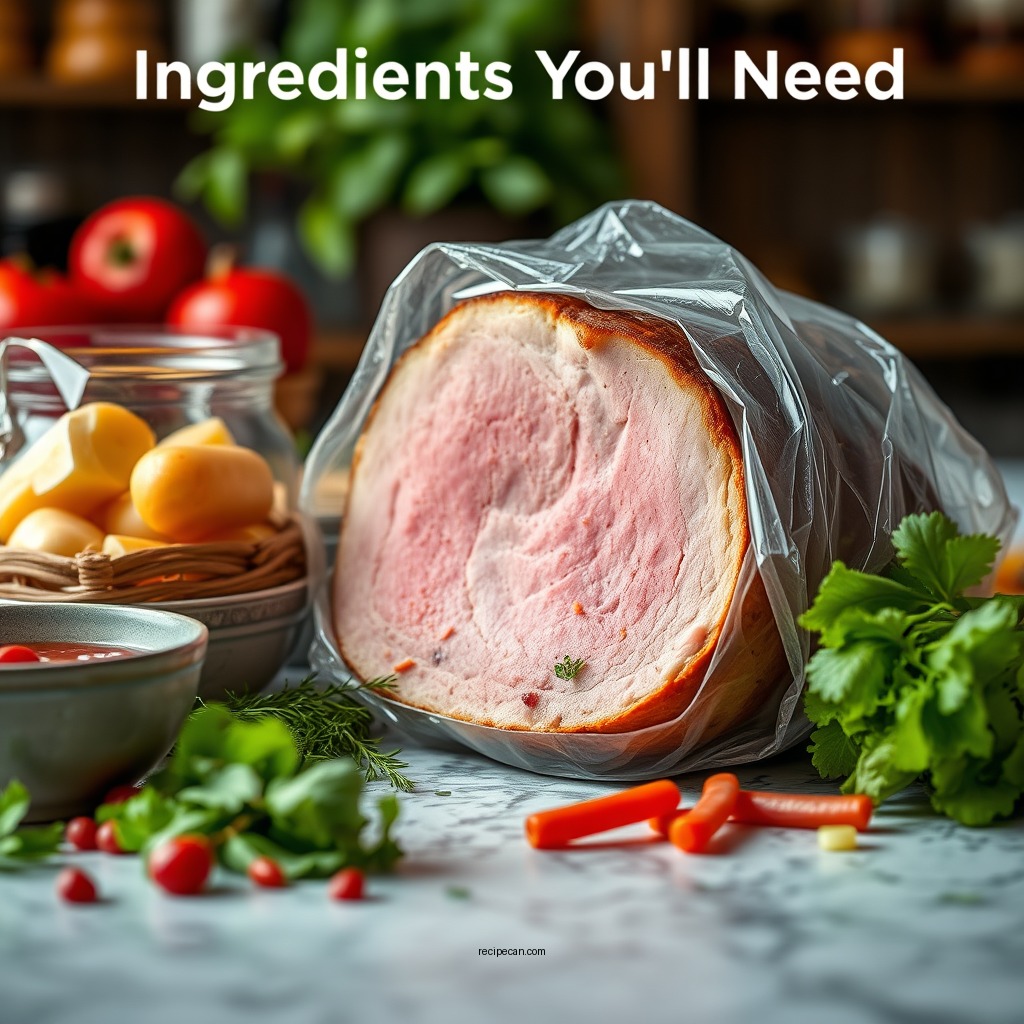 Ingredients You'll Need - recipe for ham salad from honeybaked ham