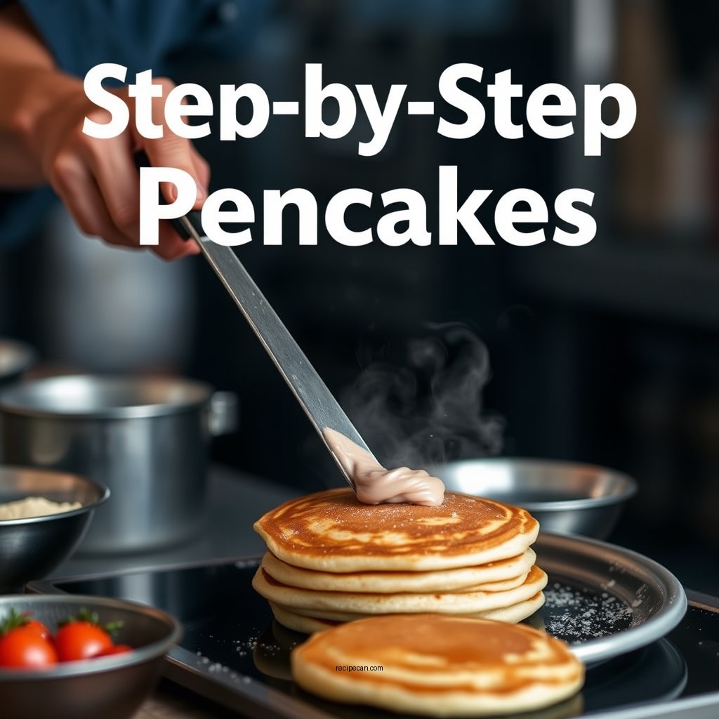 Step-by-Step Pancake Preparation - recipe for homemade pancakes