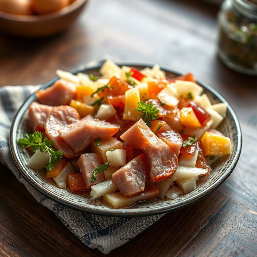 Ingredients You'll Need - recipe for honey baked ham salad