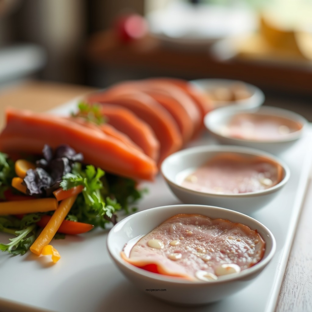 Serving Suggestions - recipe for honey baked ham salad