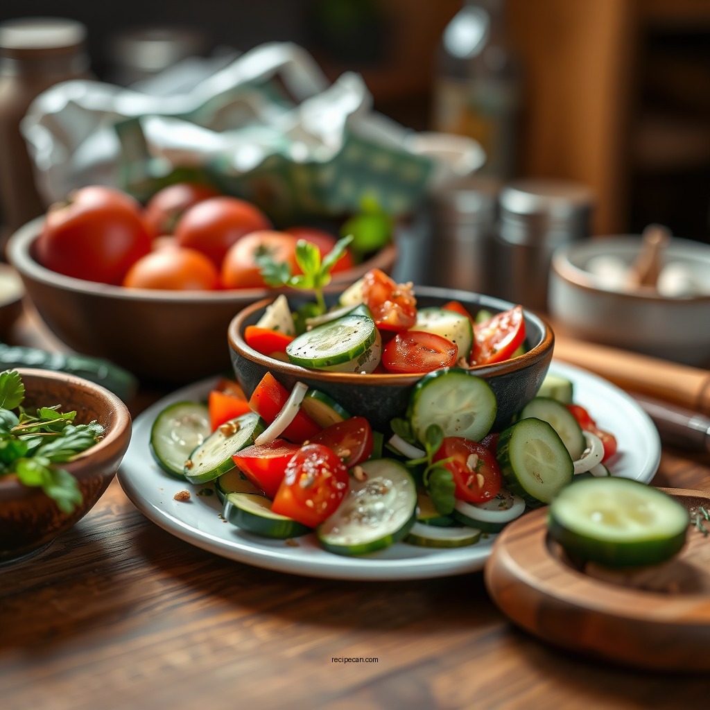 Ingredients You'll Need - recipe for hungarian cucumber salad