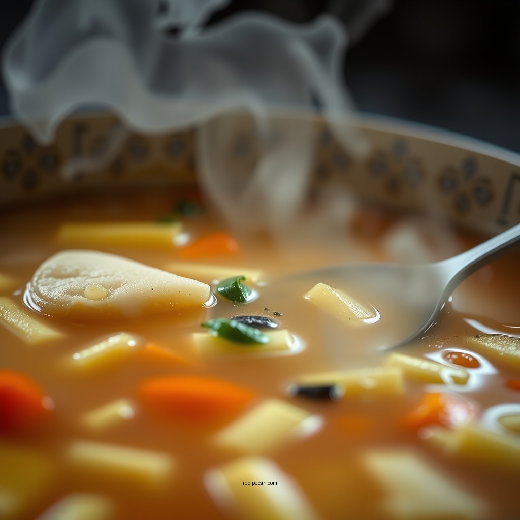 Cooking the Soup - recipe for jewish cabbage soup