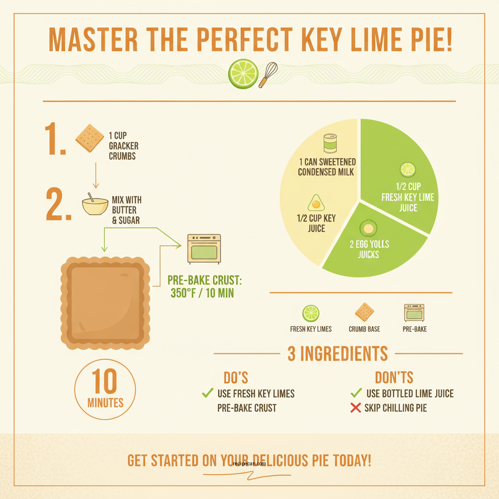 recipe for key lime pie - Data Infographic and Statistics