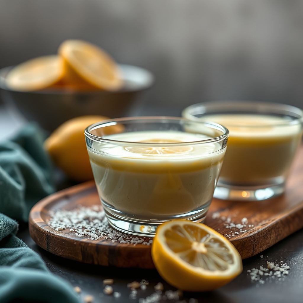 Making the Lemon Base - recipe for lemon mousse