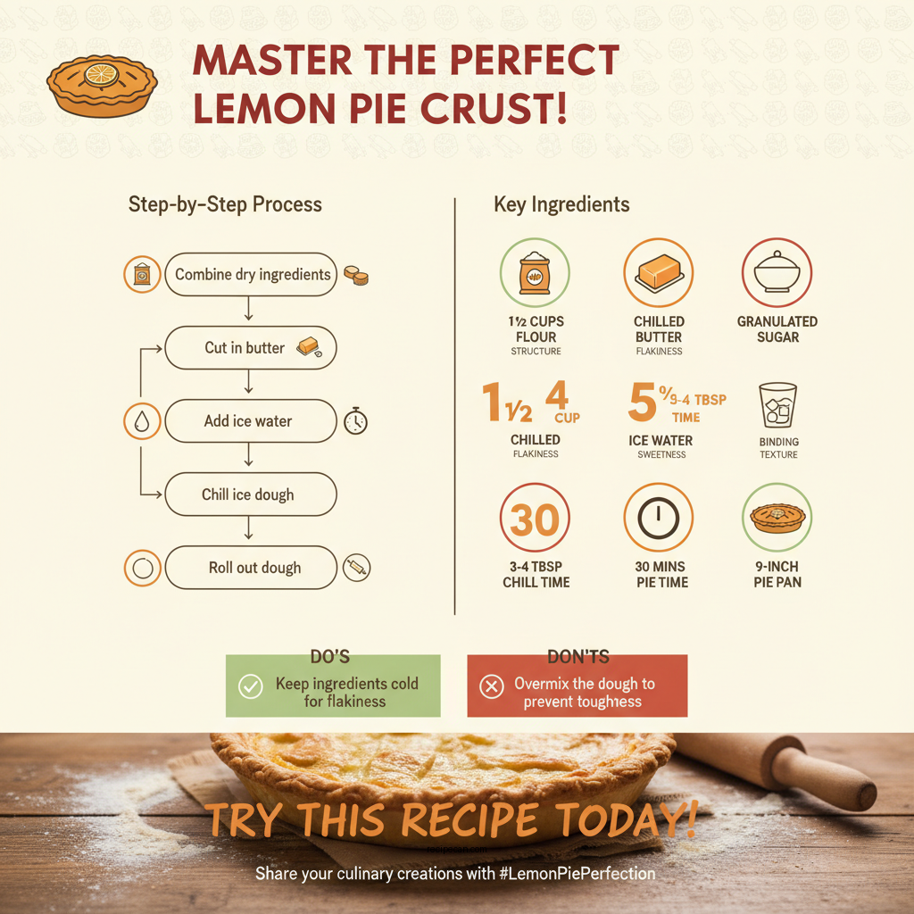 recipe for lemon pie - Data Infographic and Statistics