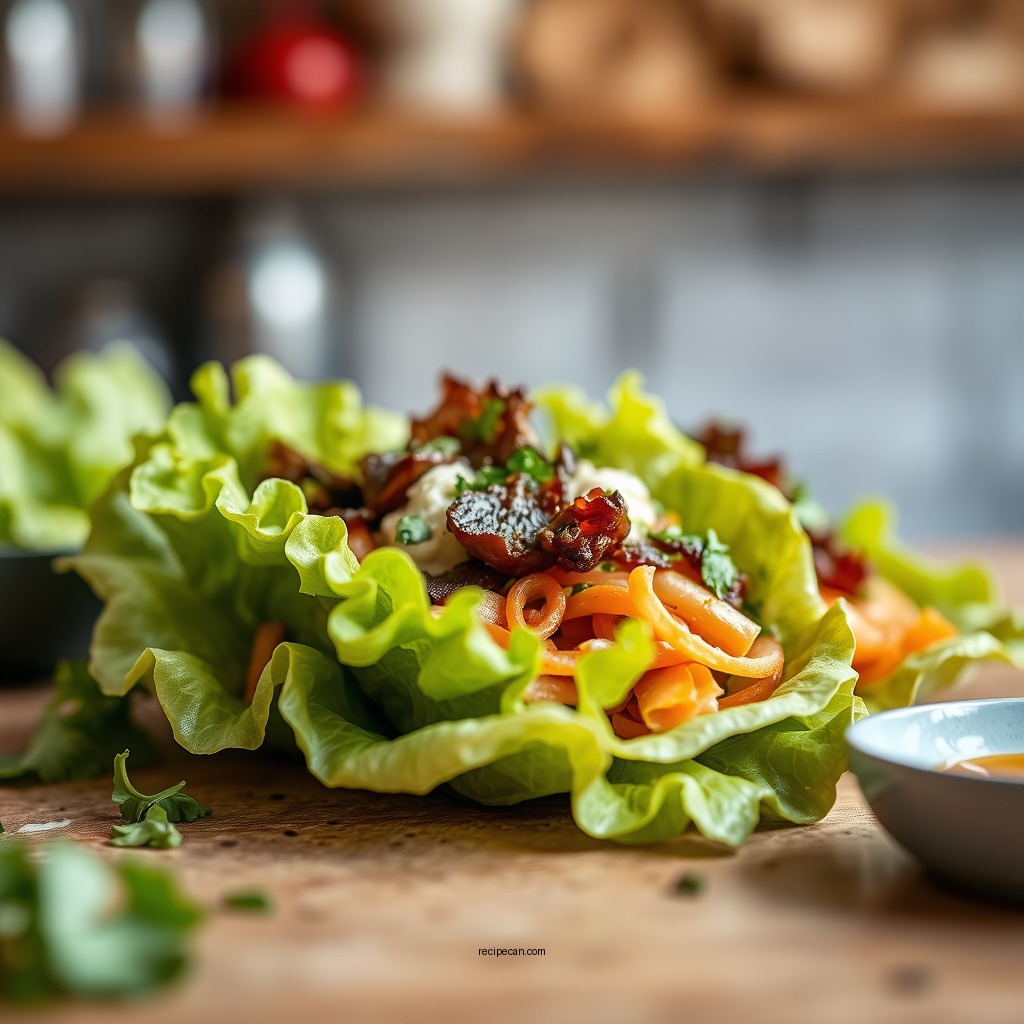 Essential Ingredients for Filling - recipe for lettuce wraps