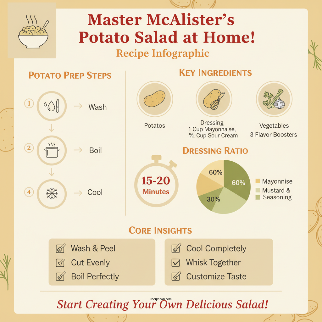 recipe for mcalister's potato salad - Data Infographic and Statistics