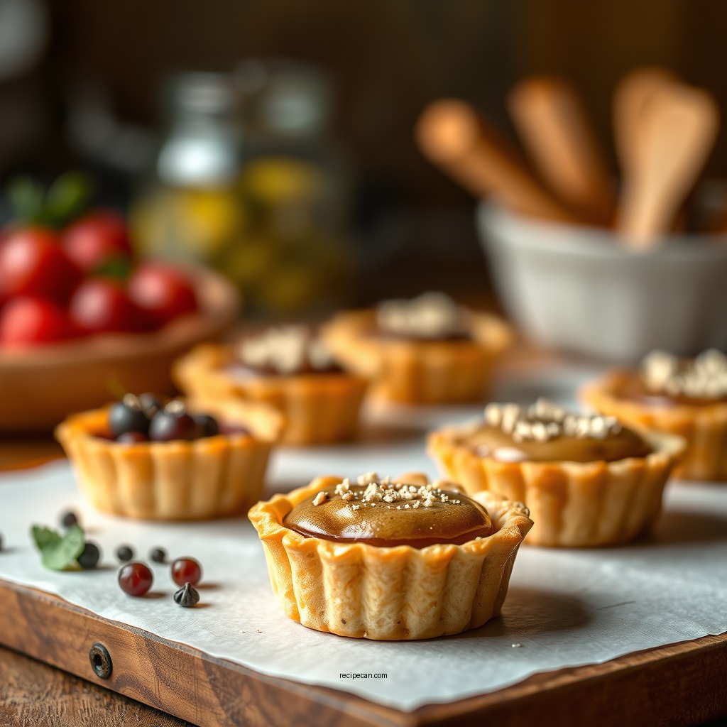 Choosing Your Fillings - recipe for mini tarts
