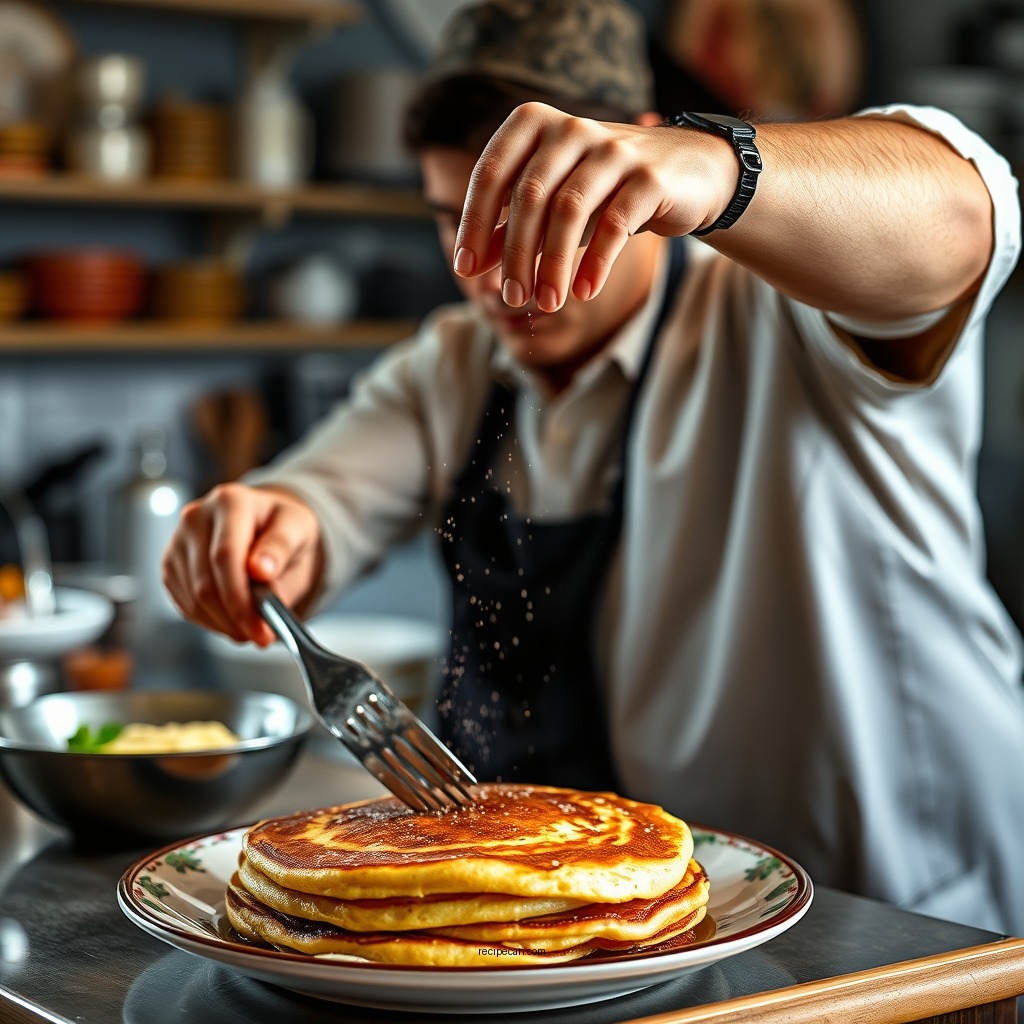 Step-by-Step Cooking Instructions - recipe for no egg pancakes