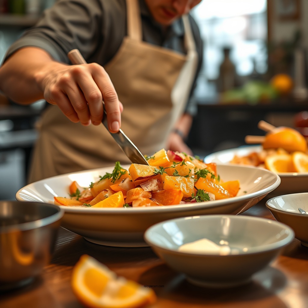 Preparation Steps - recipe for orange dreamsicle salad