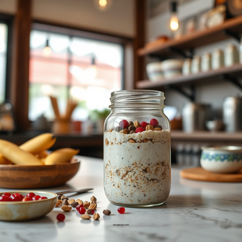 What You Need for Basic Overnight Oats - recipe for overnight oats
