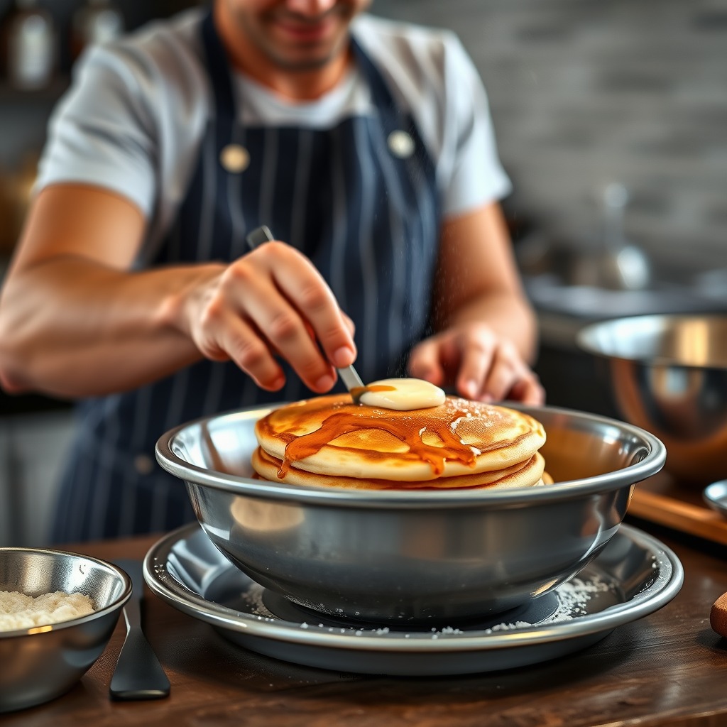 Step-by-Step Instructions for Making Pancake Batter - recipe for pancakes from scratch