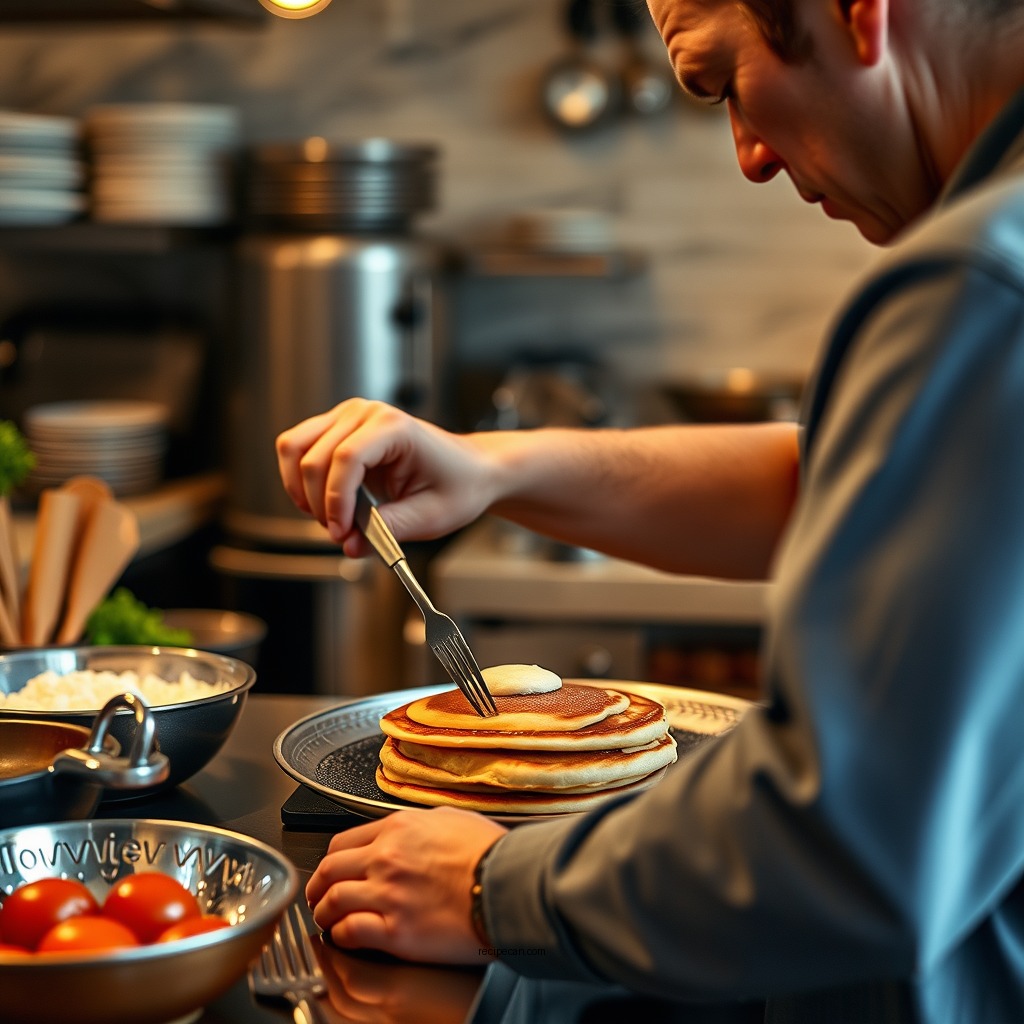 Step-by-Step Preparation - recipe for pancakes