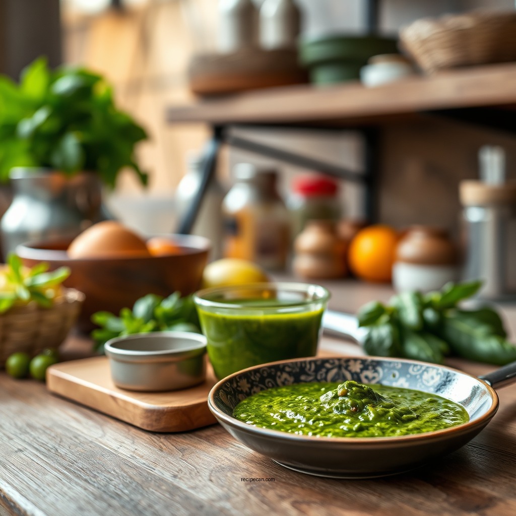 Ingredients You'll Need - recipe for pesto sauce
