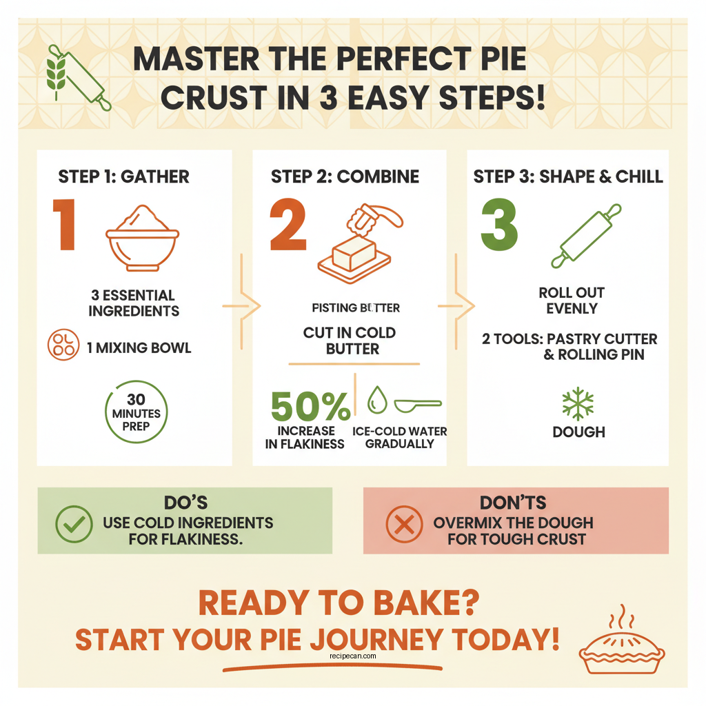 recipe for pie crust - Data Infographic and Statistics