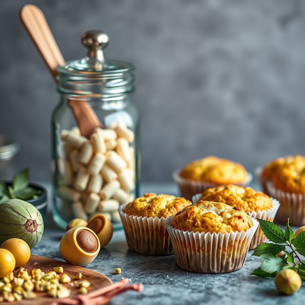 Ingredients You'll Need - recipe for pistachio pudding muffins