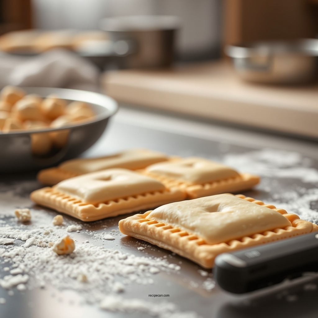 Preparing the Dough - recipe for pop tarts
