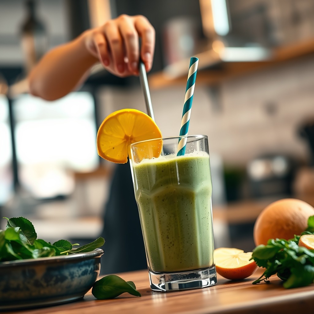 Step-by-Step Instructions - recipe for protein smoothie