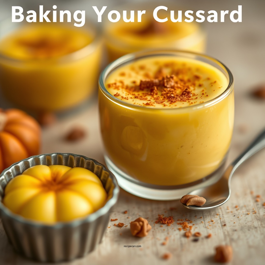Baking Your Custard - recipe for pumpkin custard