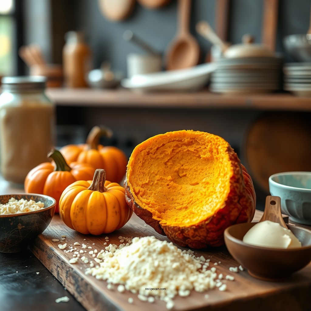 Ingredients You'll Need - recipe for pumpkin custard