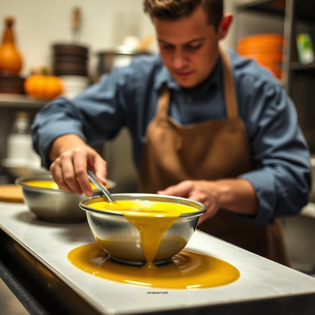 Preparation Steps - recipe for pumpkin custard